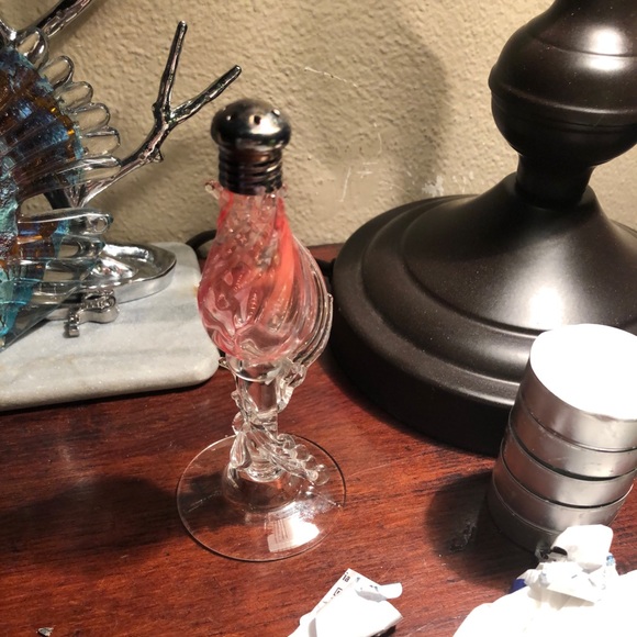 Signed gazelle “96” art glass salt and pepper shakers - Picture 2 of 2